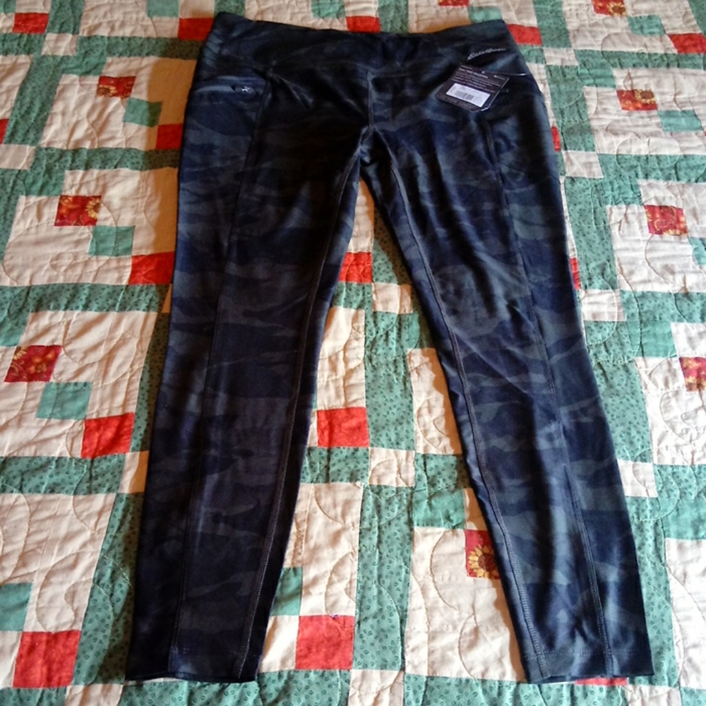 Eddie Bauer camo trail tights / leggings